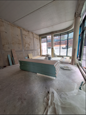 photos du chantier de la salle de sport d'OSMOSE 2.